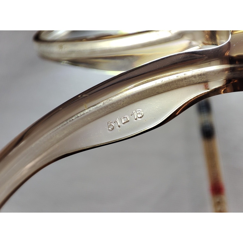 Burberry B 2318 3856 Transparent Tan Check Eyeglass Frames 51-18-140 Case - Picture 14 of 14